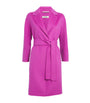 Virgin Wool Arona Wrap Coat FUCHSIA