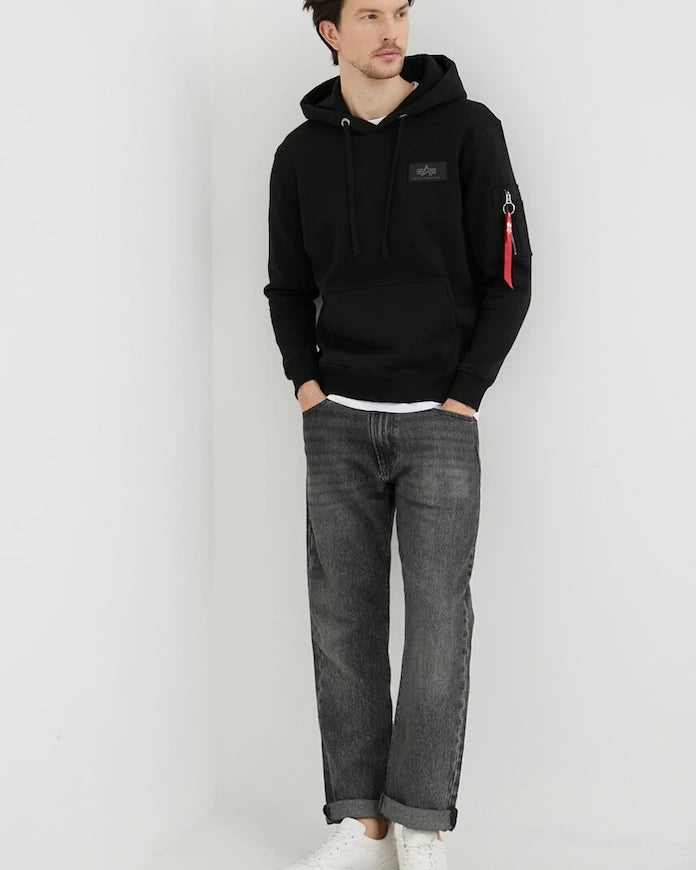 Alpha Industries Backprint Kapüşonlu Sweatshirt