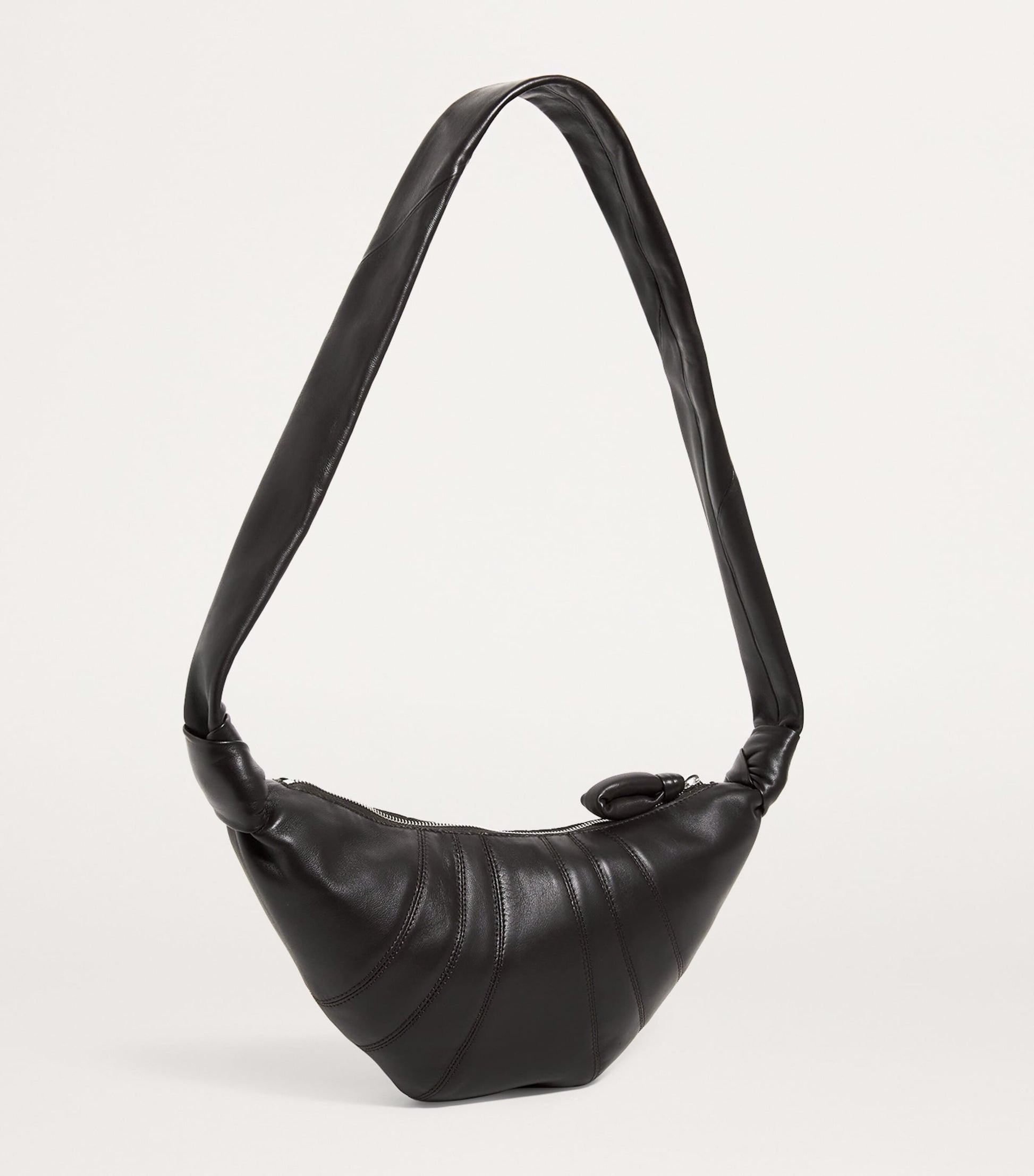Small Nappa Leather Croissant Bag