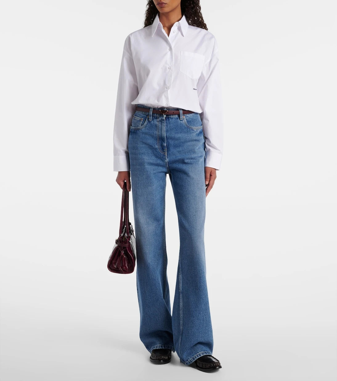 Prada - Pamuklu poplin gömlek