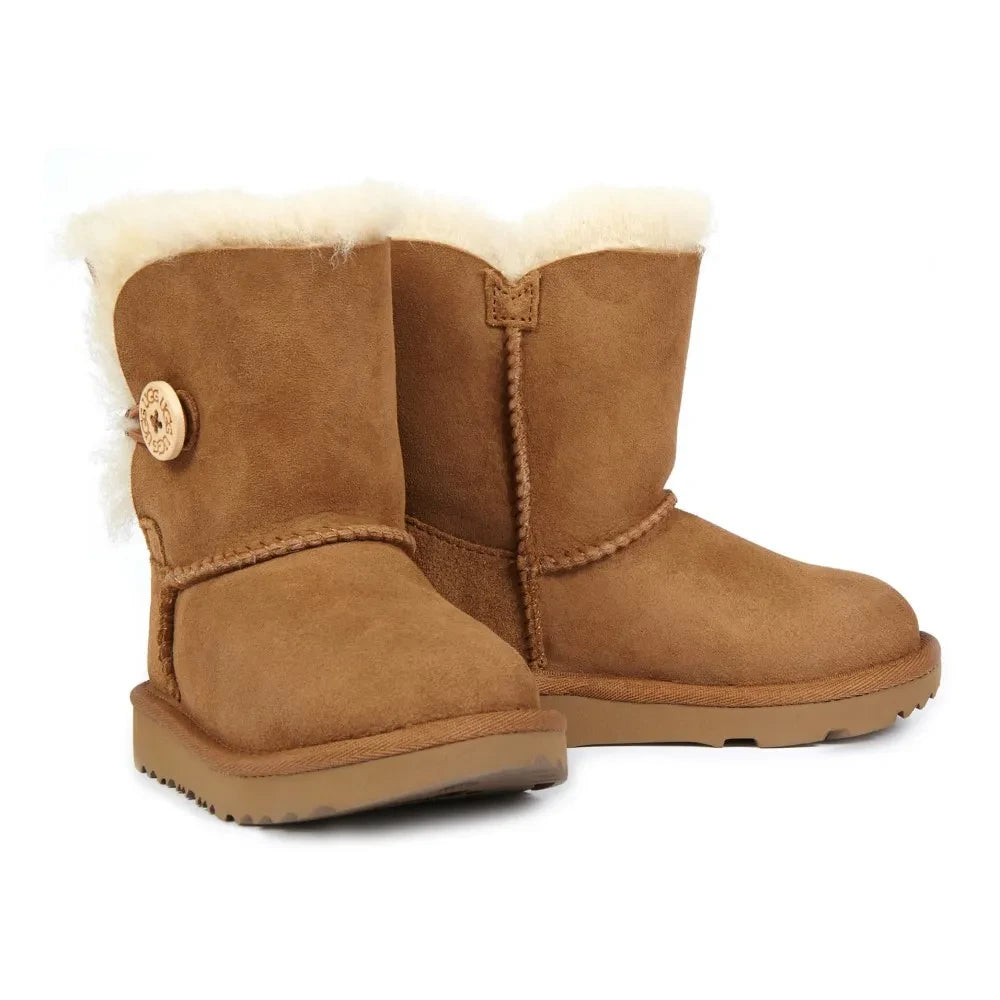 UGG - Bailey Button II Fur Lined Suede Boots | Camel