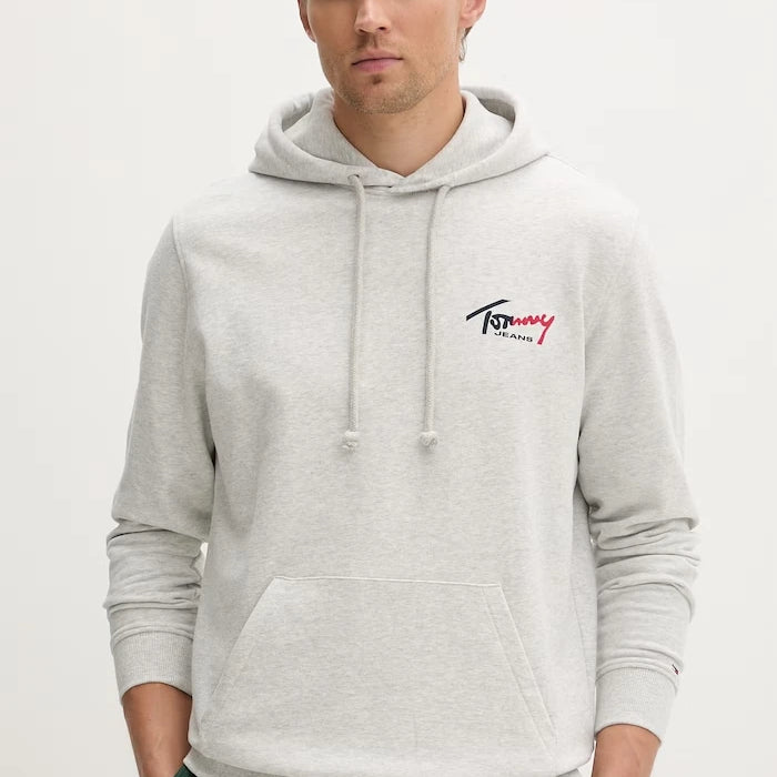 Tommy Jeans Erkek Pamuklu Kapüşonlu Sweatshirt