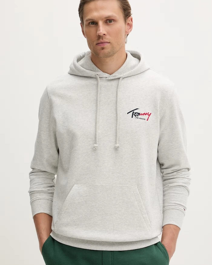 Tommy Jeans Erkek Pamuklu Kapüşonlu Sweatshirt
