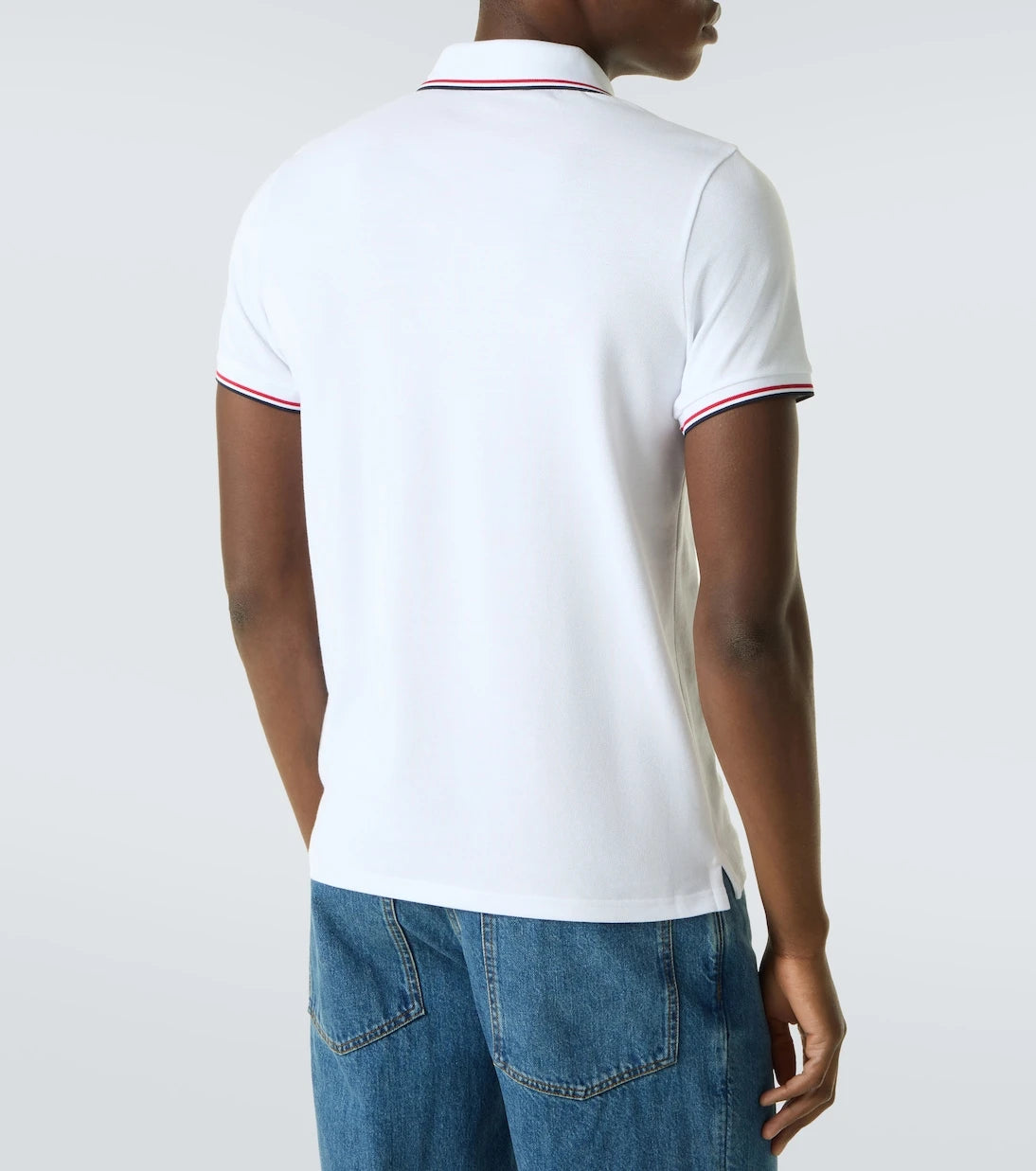 Moncler - Permanent cotton jersey polo shirt