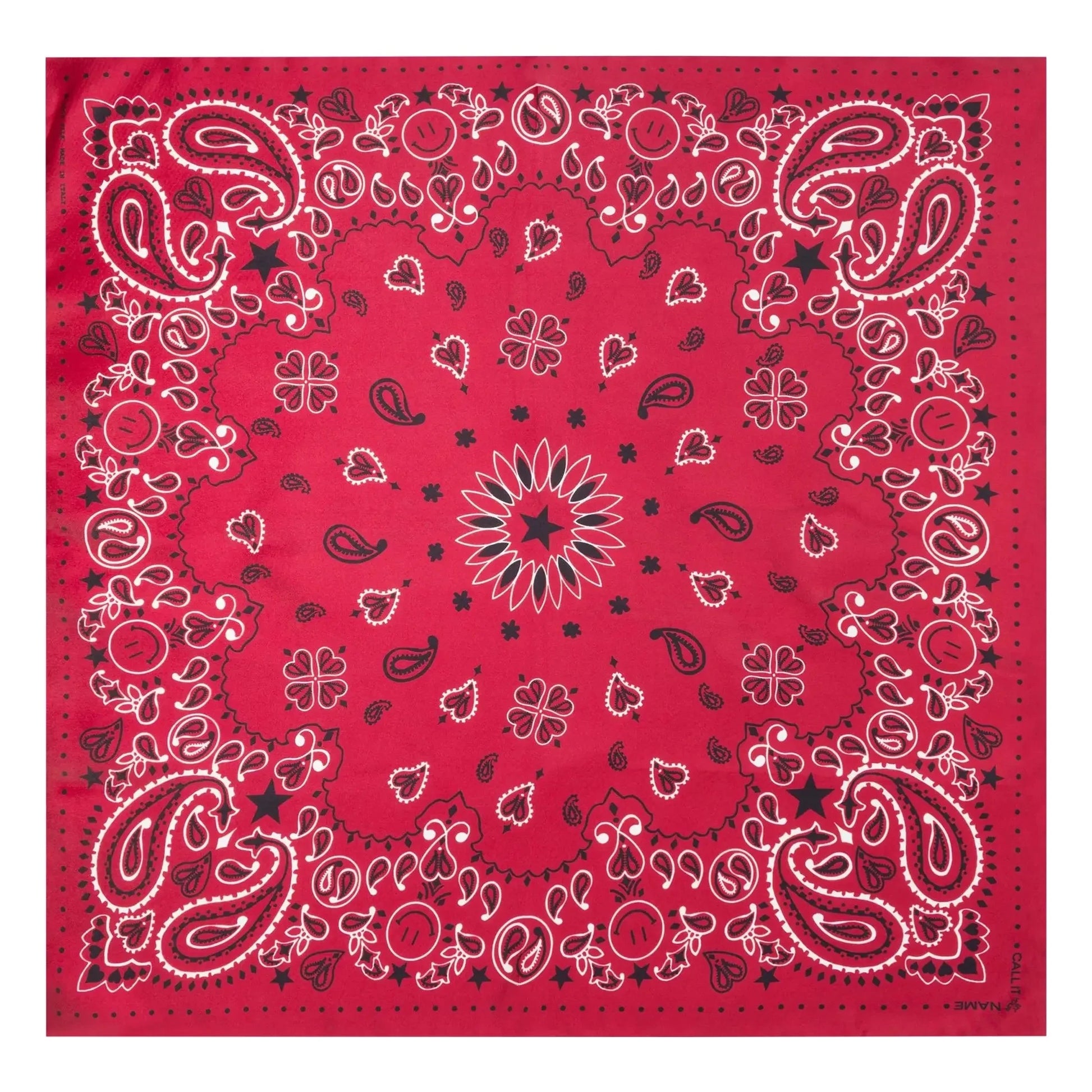 Call it by your name - Bandana Small Silk | Red