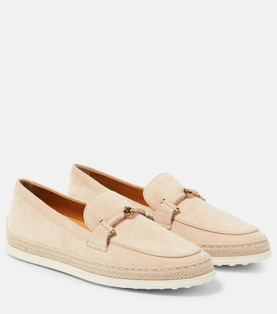Tod's - T Ring suede loafers