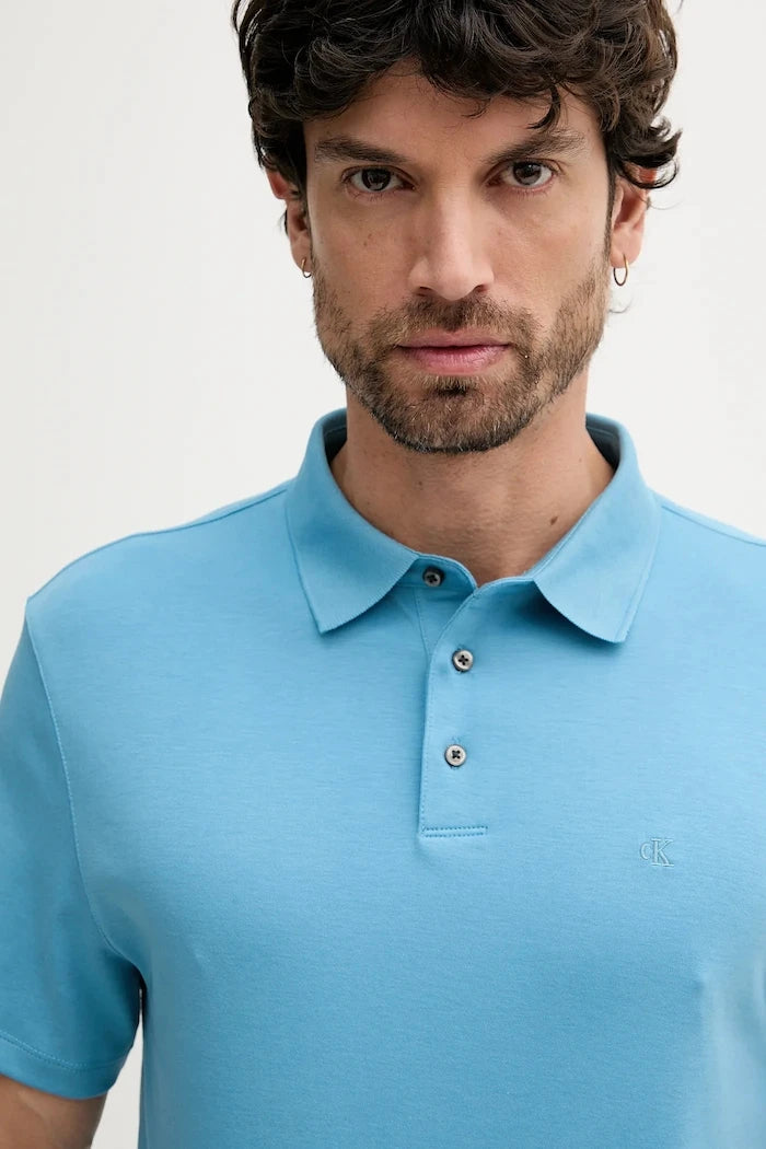 Calvin Klein erkek pamuklu yakalı tişört