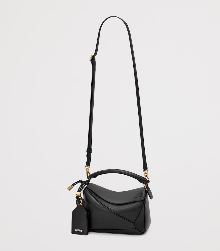 LOEWE Black x Paula's Ibiza Mini Lambskin Puzzle Top-Handle Bag