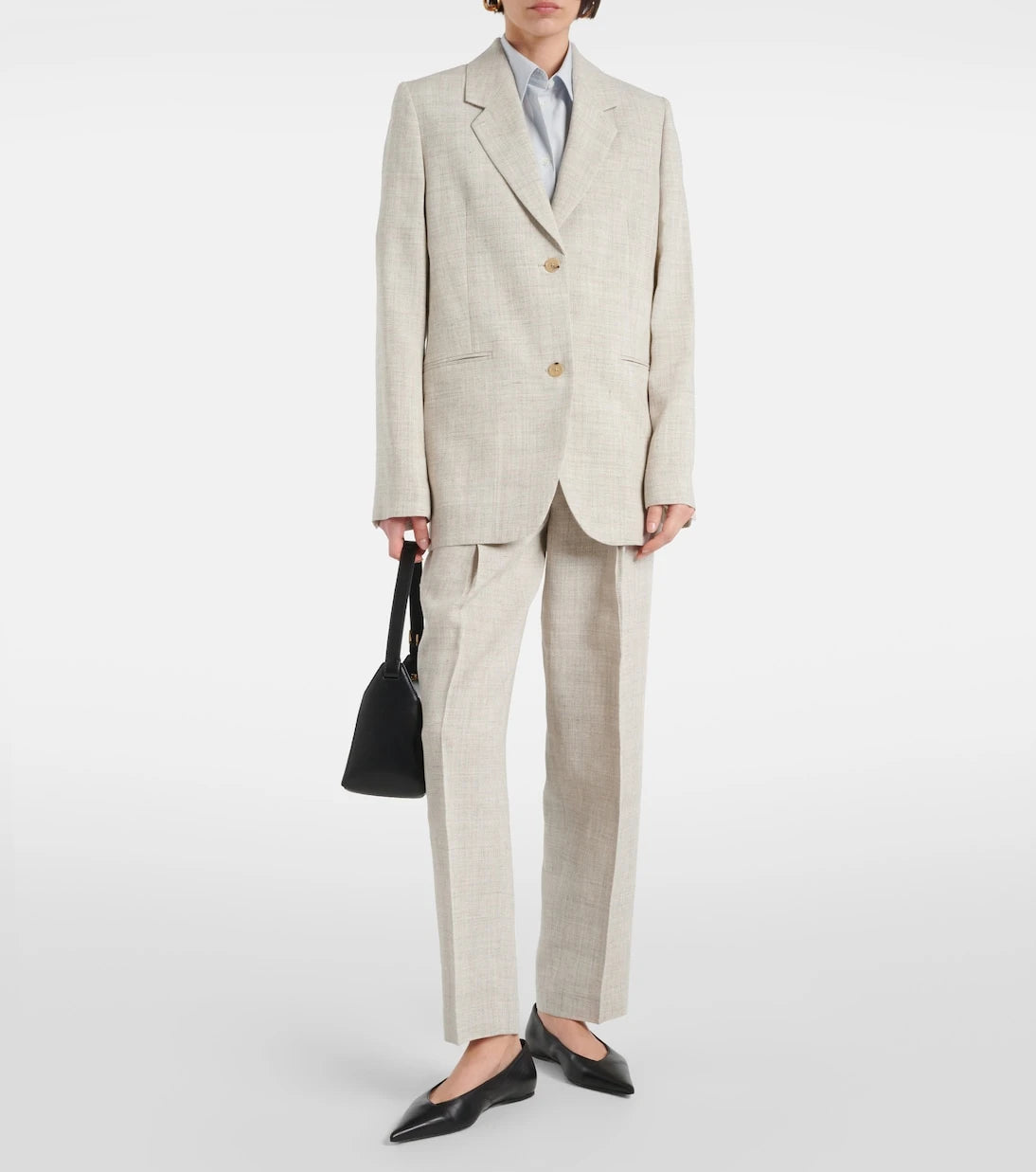 Toteme - Pleated tailored straight pants