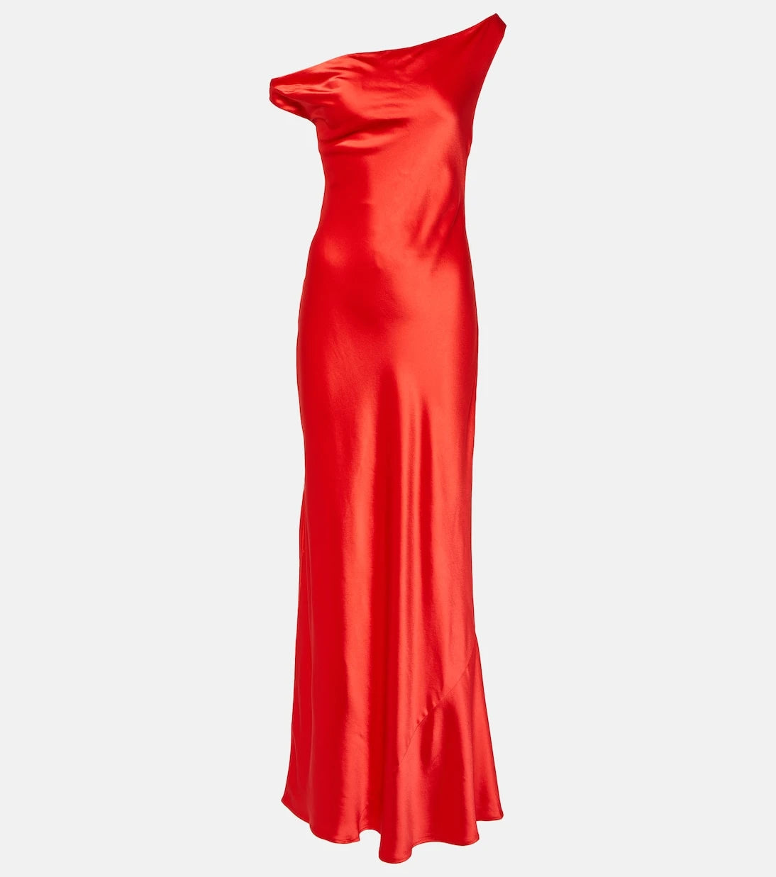 Staud - Ashanti one-shoulder satin gown