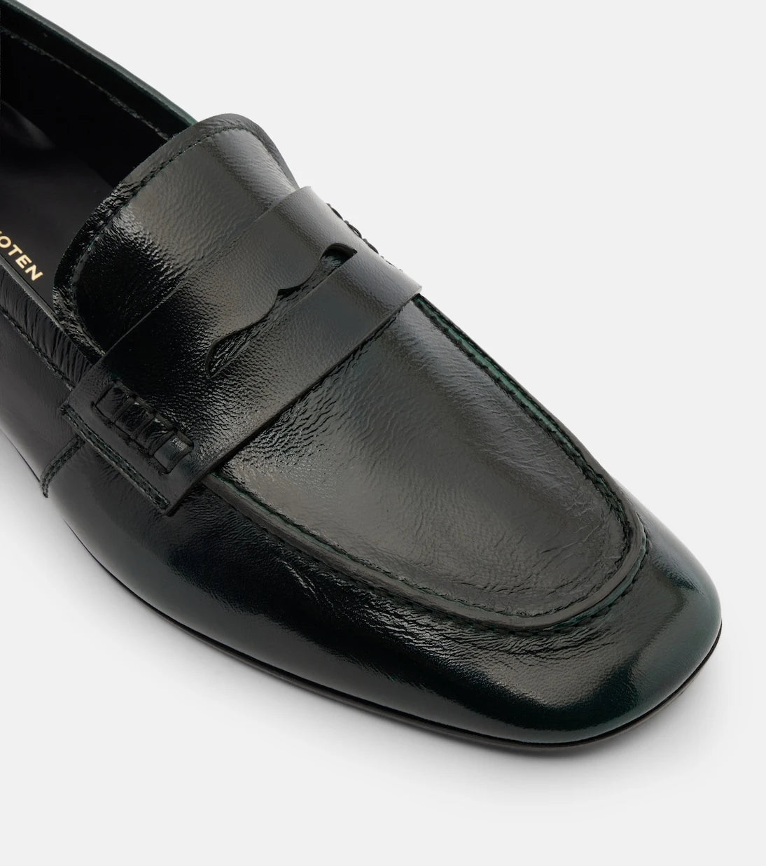 Dries Van Noten - Patent leather penny loafers