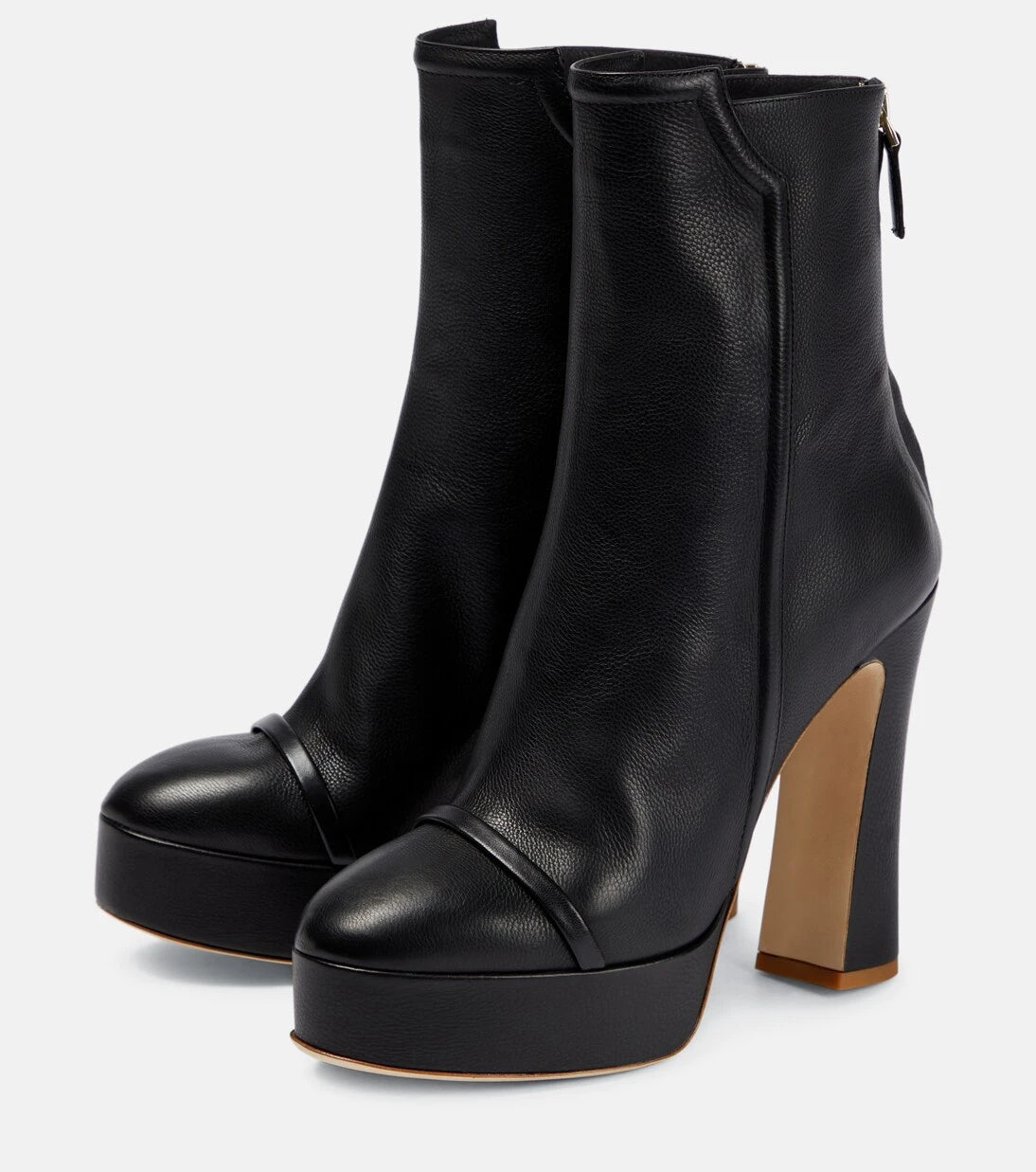 Malone Souliers - Alexa platform leather ankle boots