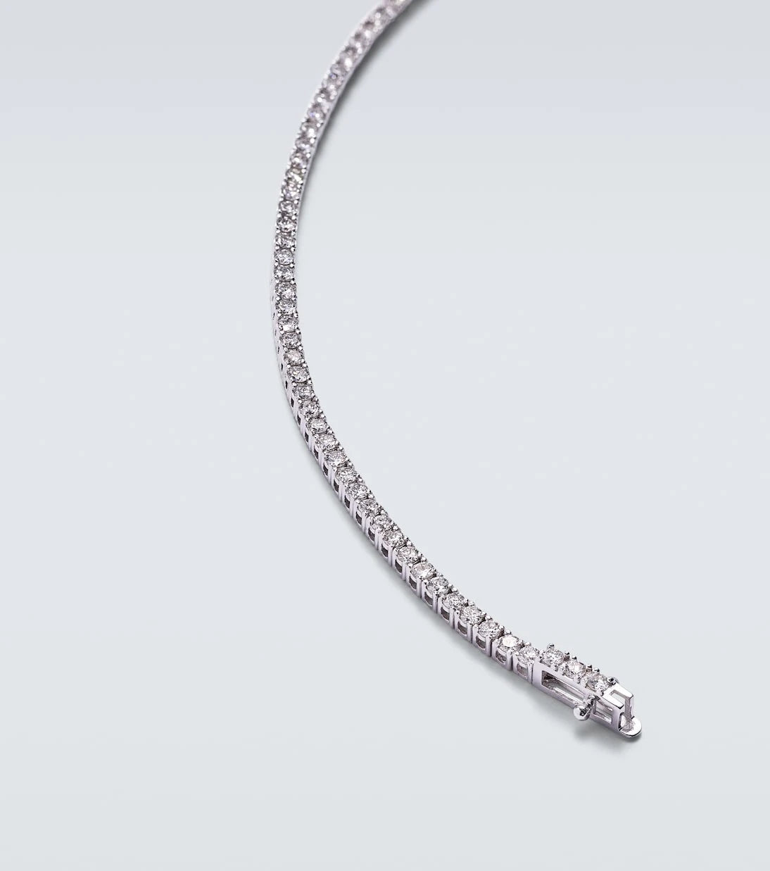Mateo - 14kt white gold tennis bracelet with diamonds
