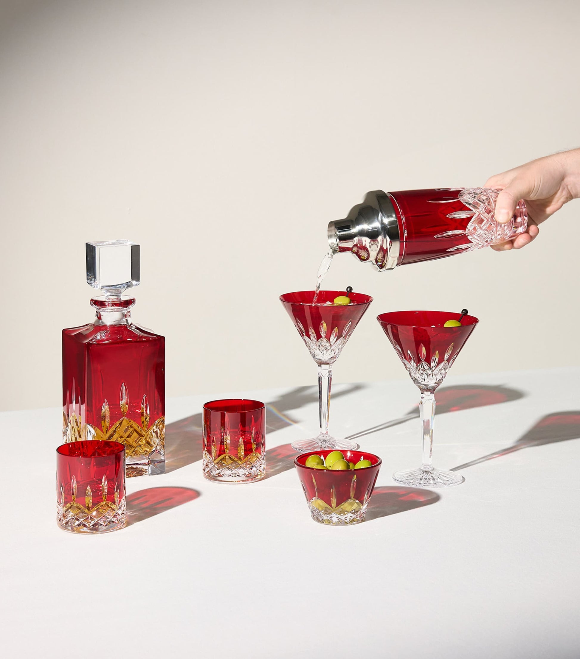 Waterford Crystal Lismore Red Votive