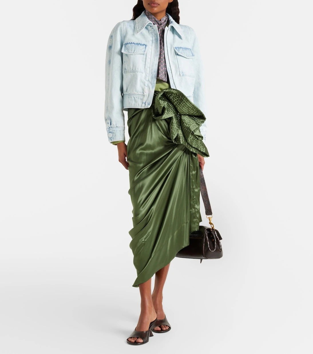 Dries Van Noten - Cropped denim jacket