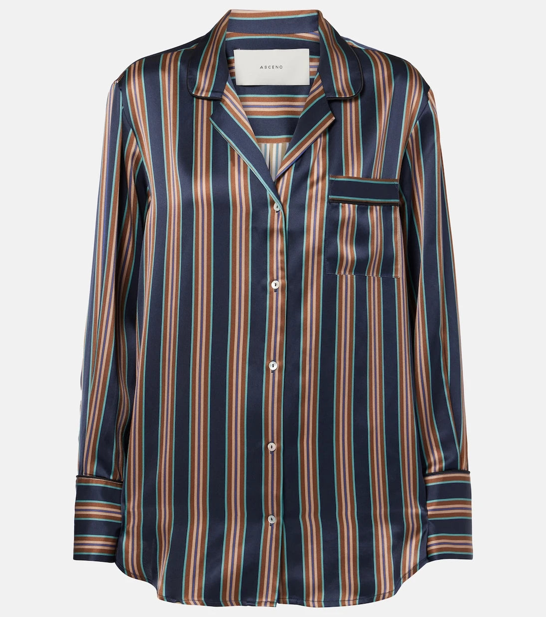 Asceno - Paris silk charmeuse shirt