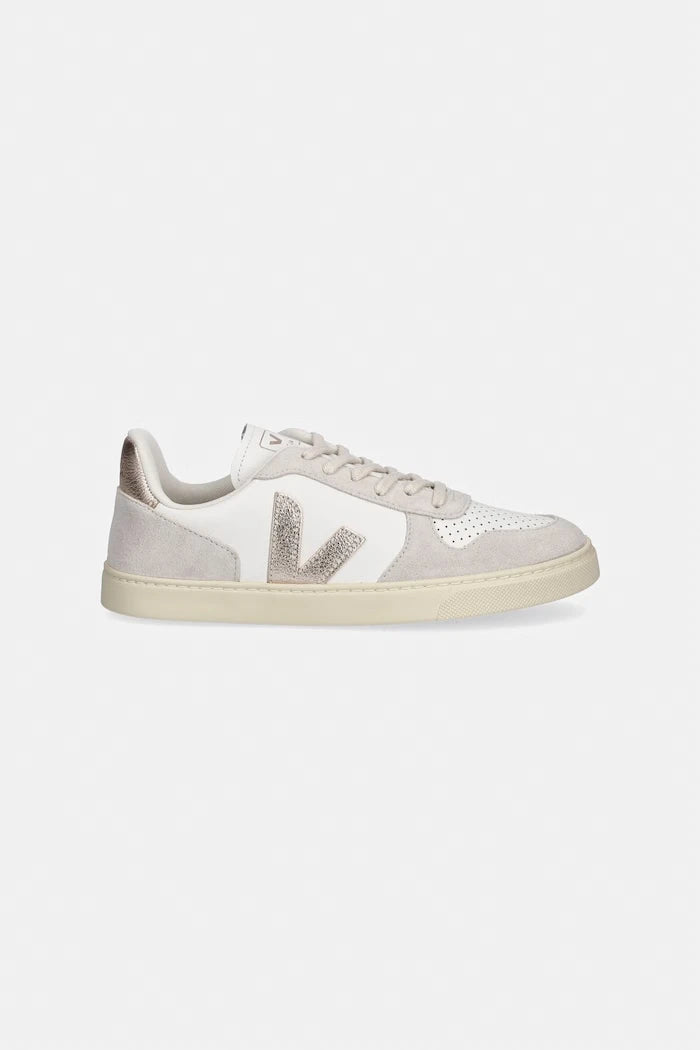 Детски кожени маратонки Veja Small V-10 Laces