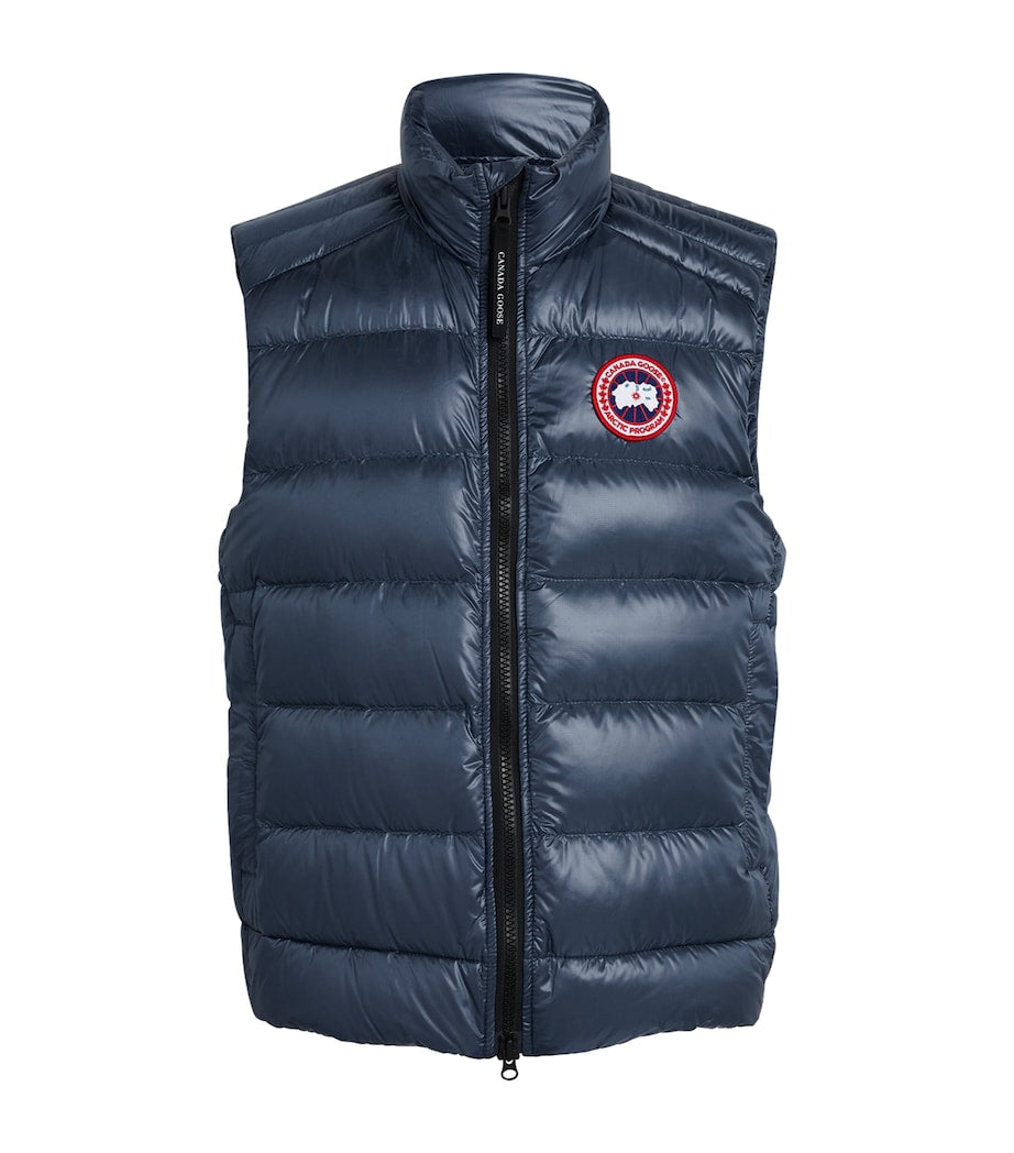 Canada Goose Blue Quilted Crofton Gilet