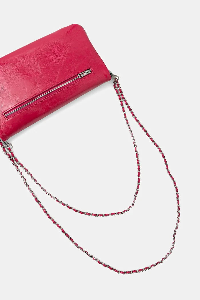 Кожена чанта ZADIG&VOLTAIRE ROCK VINTAGE PATENT