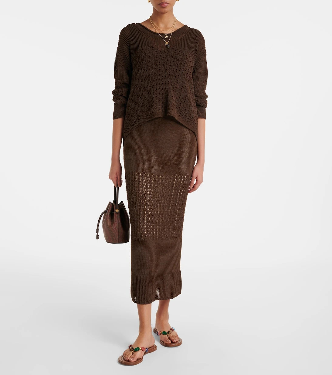 Max Mara - Paggi pamuk karışımı kazak
