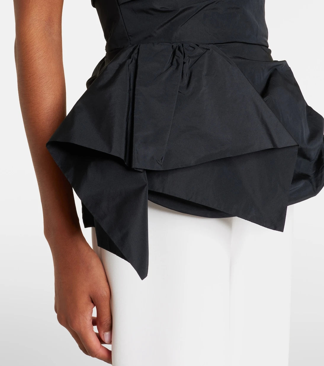 Max Mara - Taffeta corset top