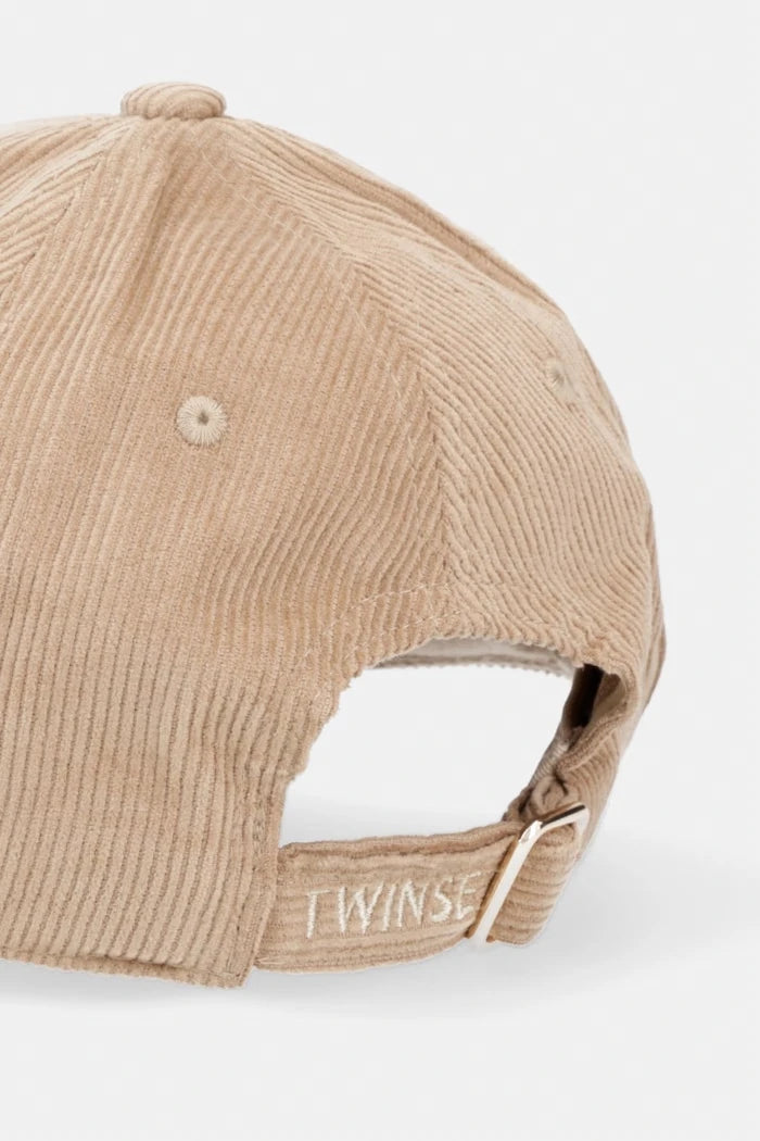 Twinset kadın kot kumaş vizörlü şapka