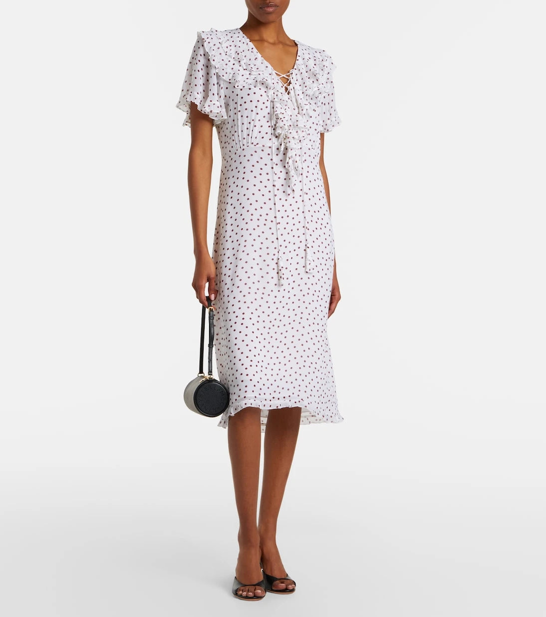 Dorothee Schumacher - Dancing Dots polka-dot georgette midi dress