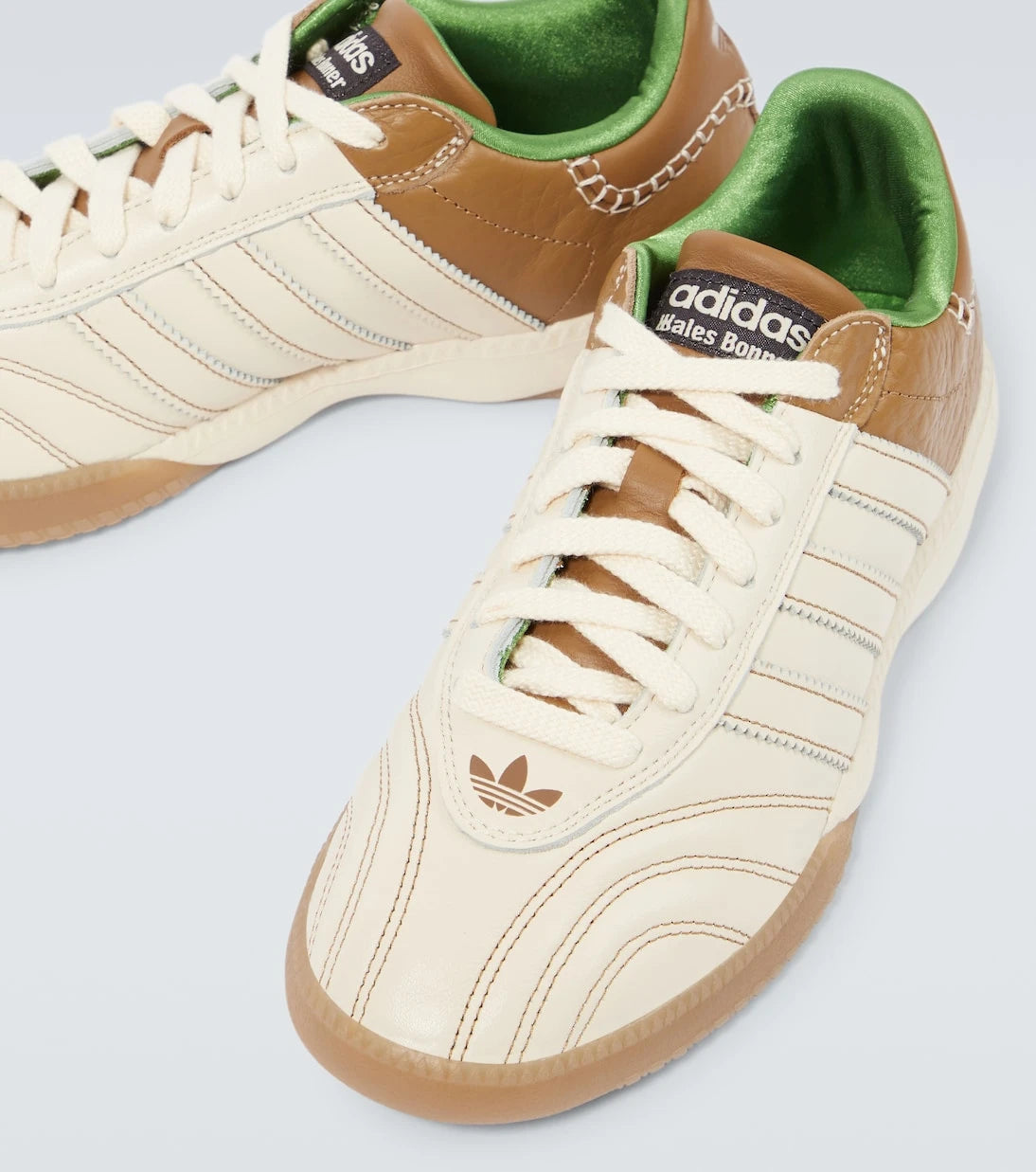 Adidas - حذاء رياضي سامبا الجلدي من x ويلز بونر