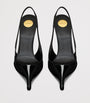Saint Laurent Leather Apolline Slingback Pumps 110