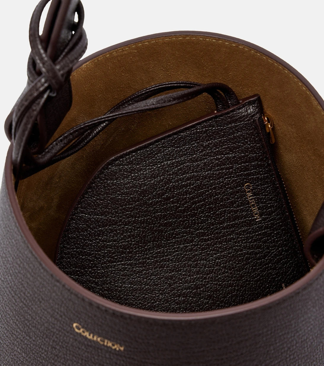 Calvin Klein Collection - Orbita Small leather bucket bag
