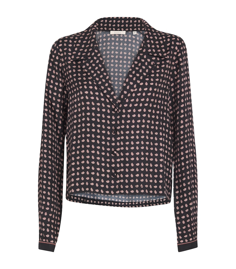 DÔEN Multi Silk-Blend Juliana Blouse