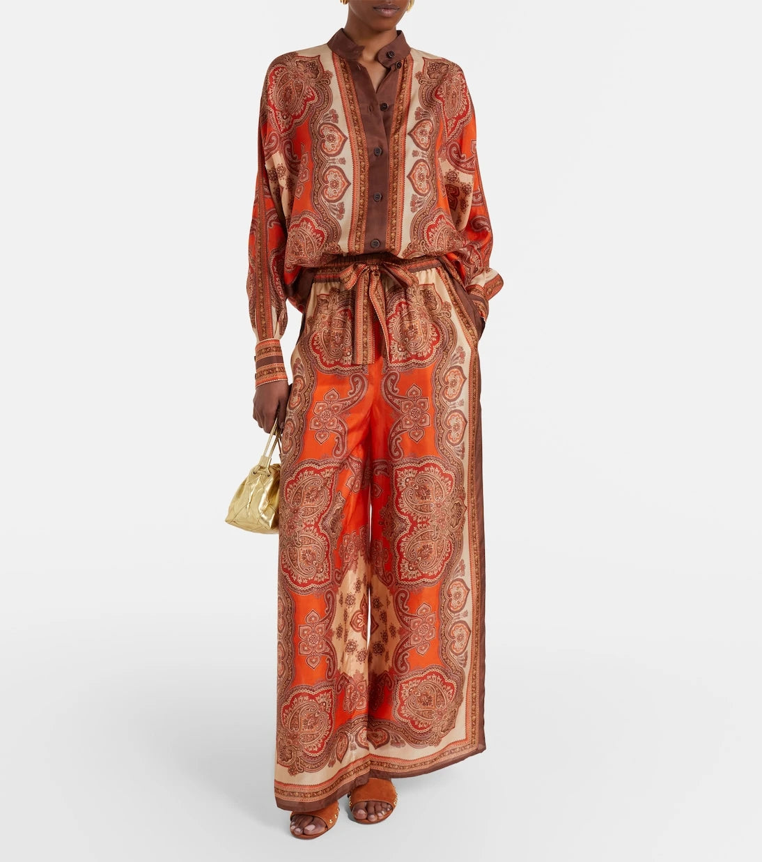 Zimmermann - Mahon paisley silk palazzo pants