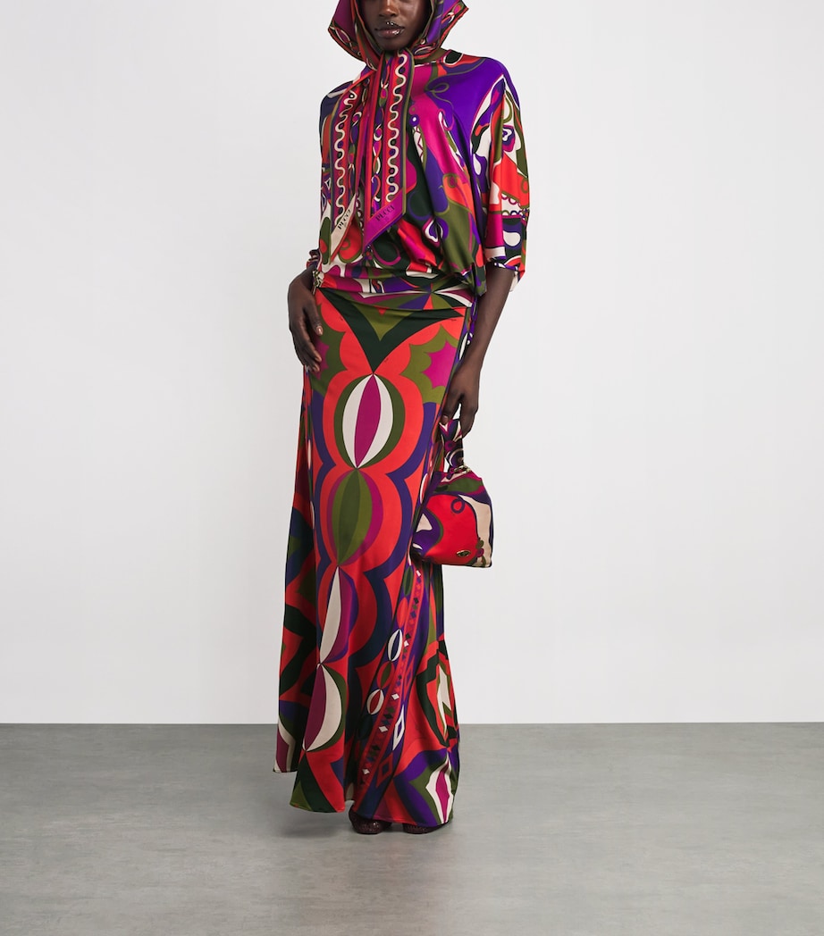 Multi Collane Maxi Skirt