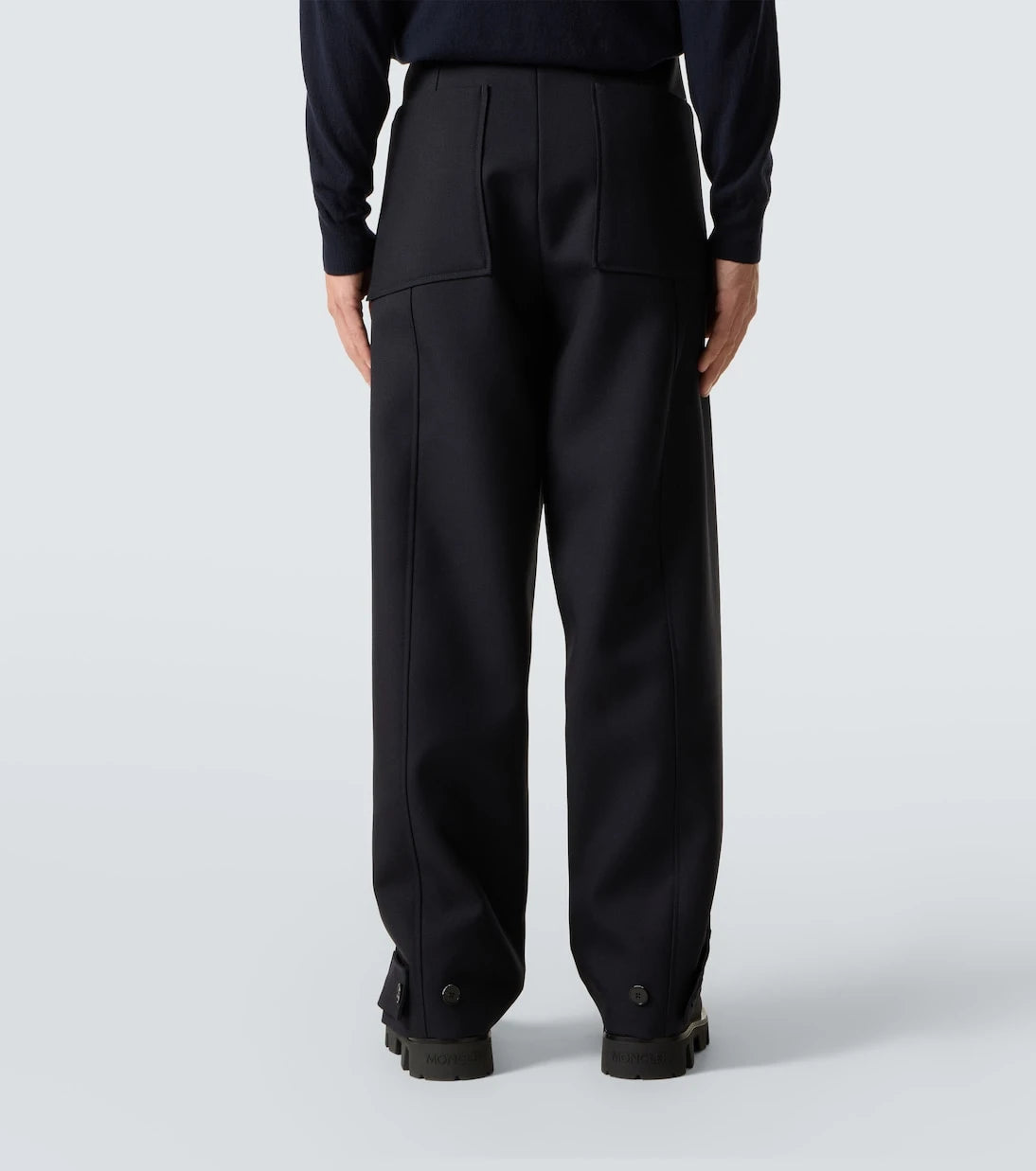 Moncler Genius - + Jil Sander wool wide-leg pants