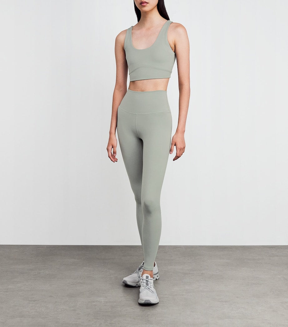 Varley Grey FreeSoft High-Rise Sports Leggings