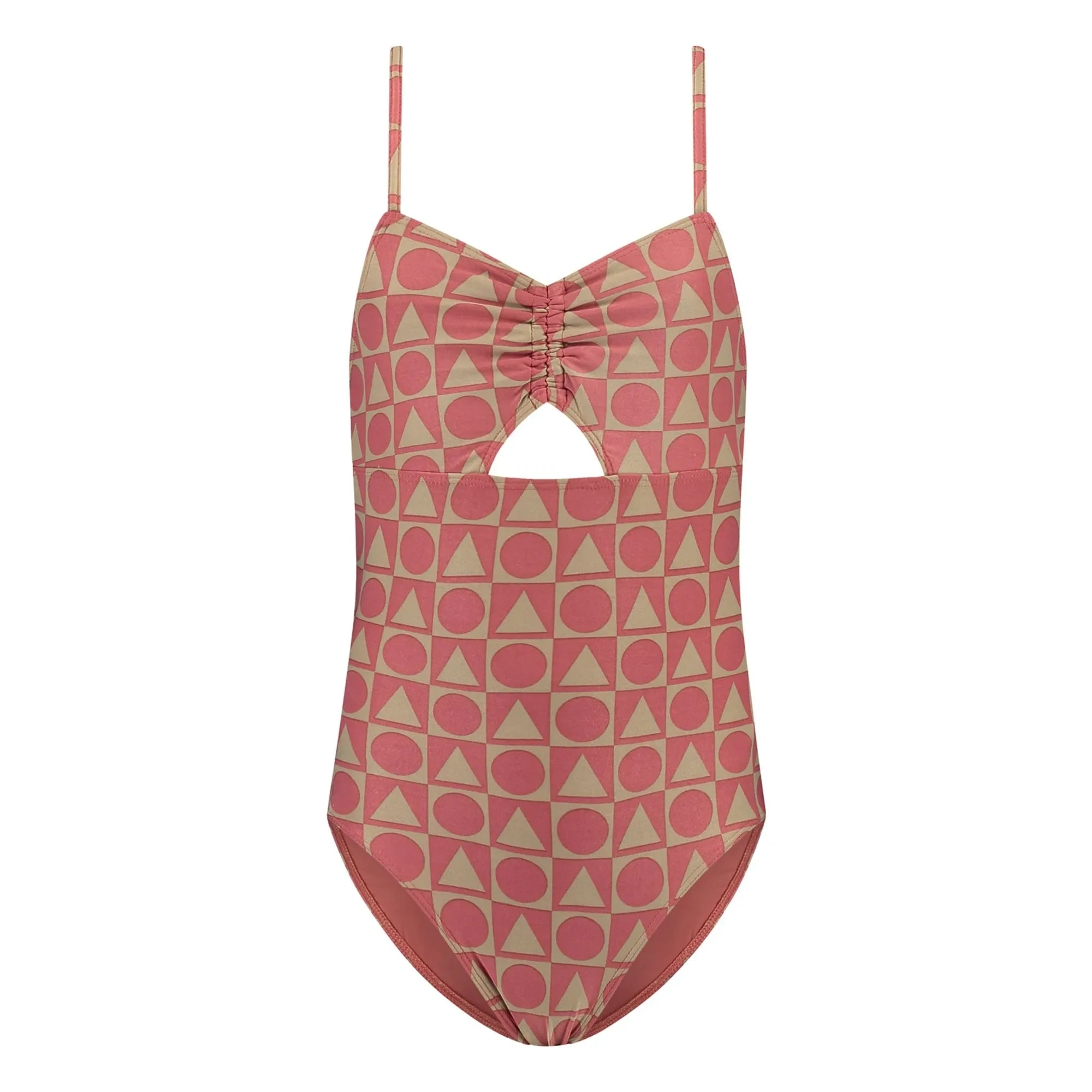 Beachlife - Graphics Recycled Fiber Swimsuit | Burgundy