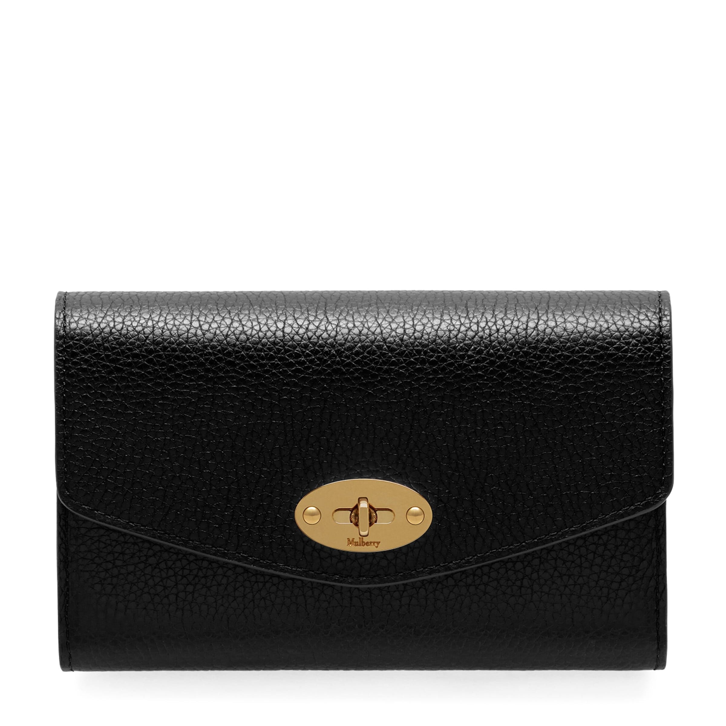 Mulberry Black Medium Leather Darley Wallet