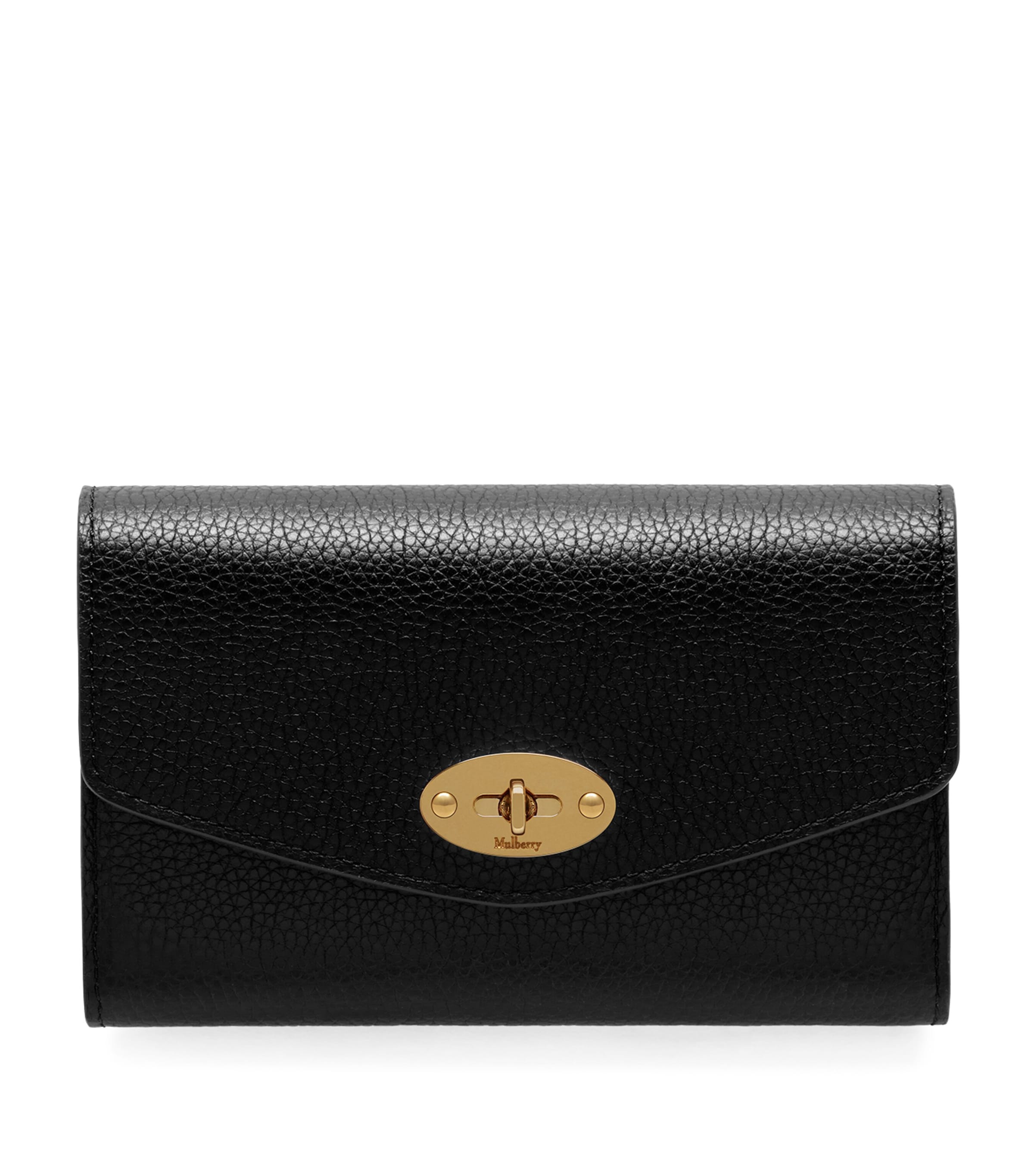Mulberry Black Medium Leather Darley Wallet
