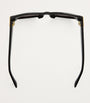 Bottega Veneta Black Oval Sunglasses