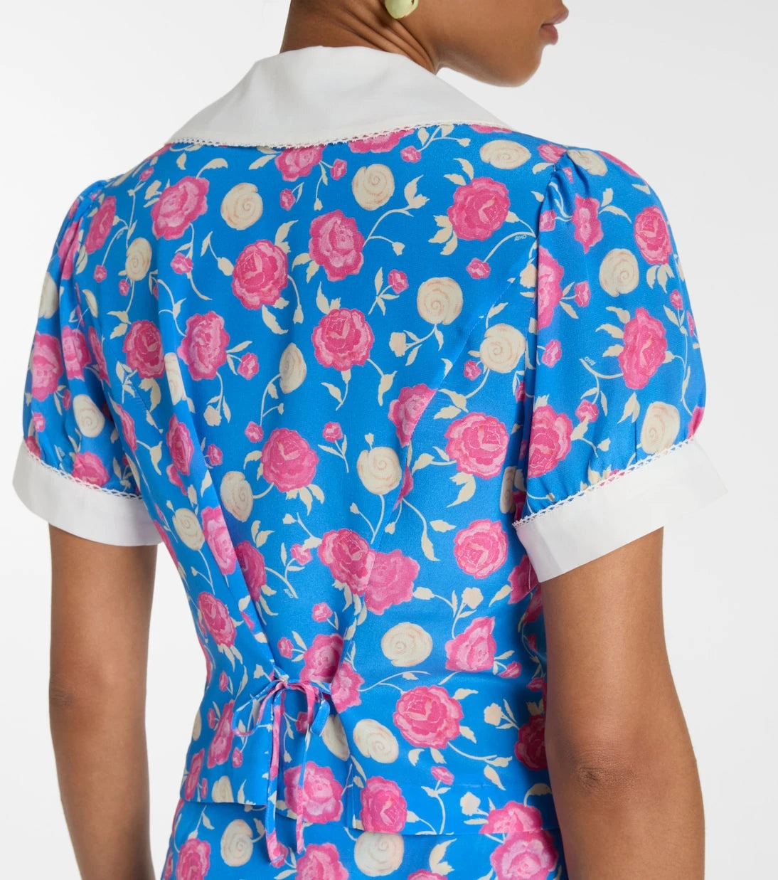 Rixo - Zinia floral silk blouse