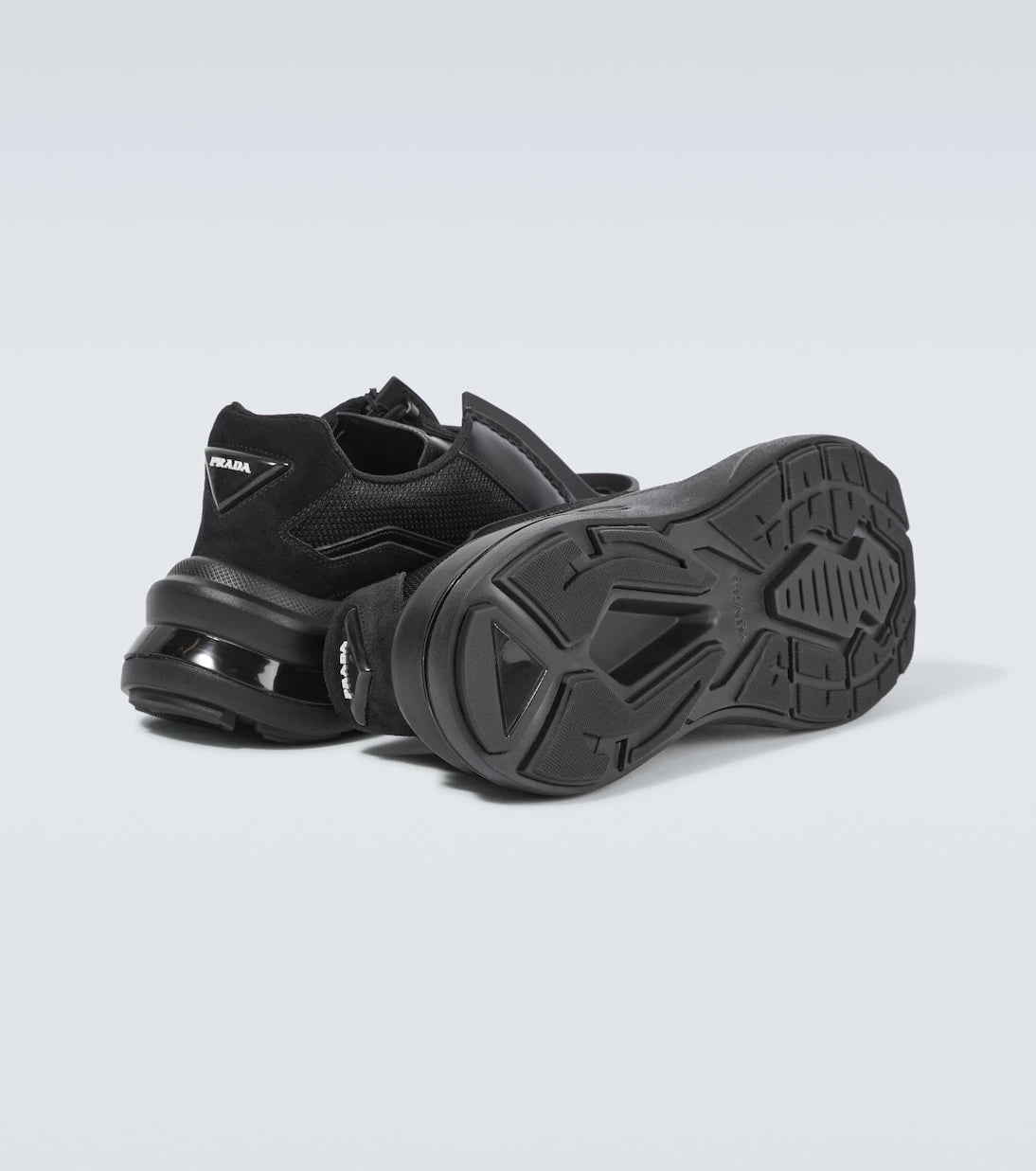 Prada - Systeme leather sneakers