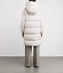 Max Mara White The Cube Quilted Parka