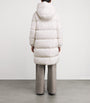 Max Mara White The Cube Quilted Parka