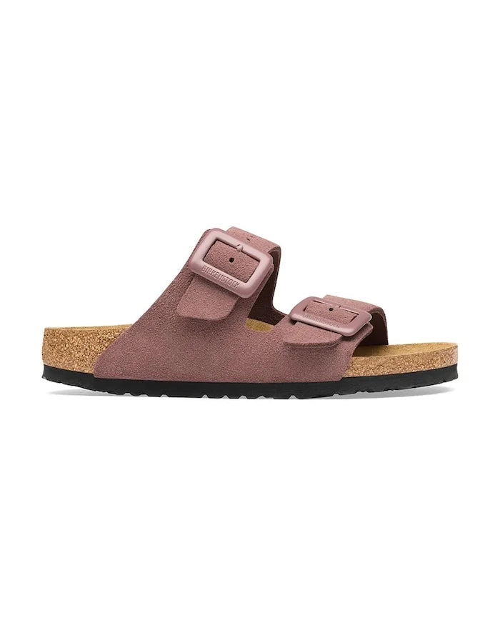 Birkenstock Kadın Süet Terlik Arizona Suede Cushion Buckle