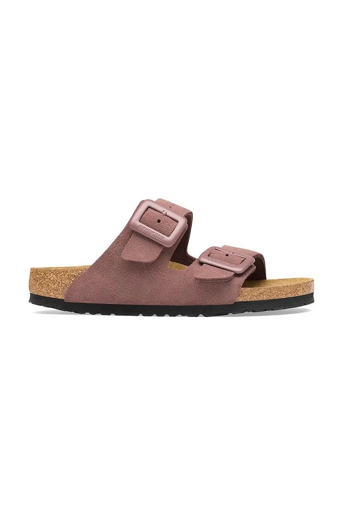 Birkenstock Kadın Süet Terlik Arizona Suede Cushion Buckle