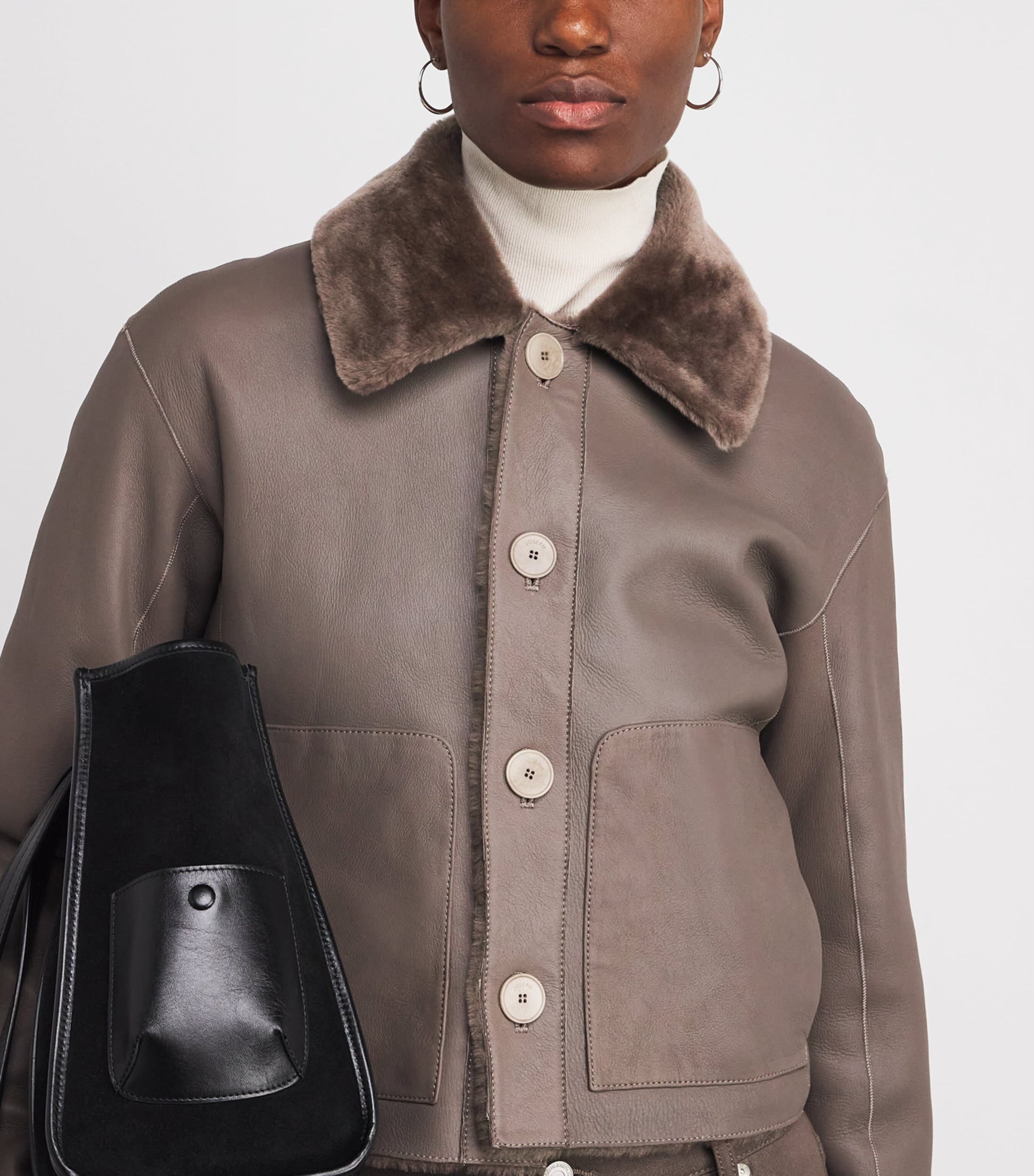 Joseph Brown Shearling Reversible Alloway Jacket