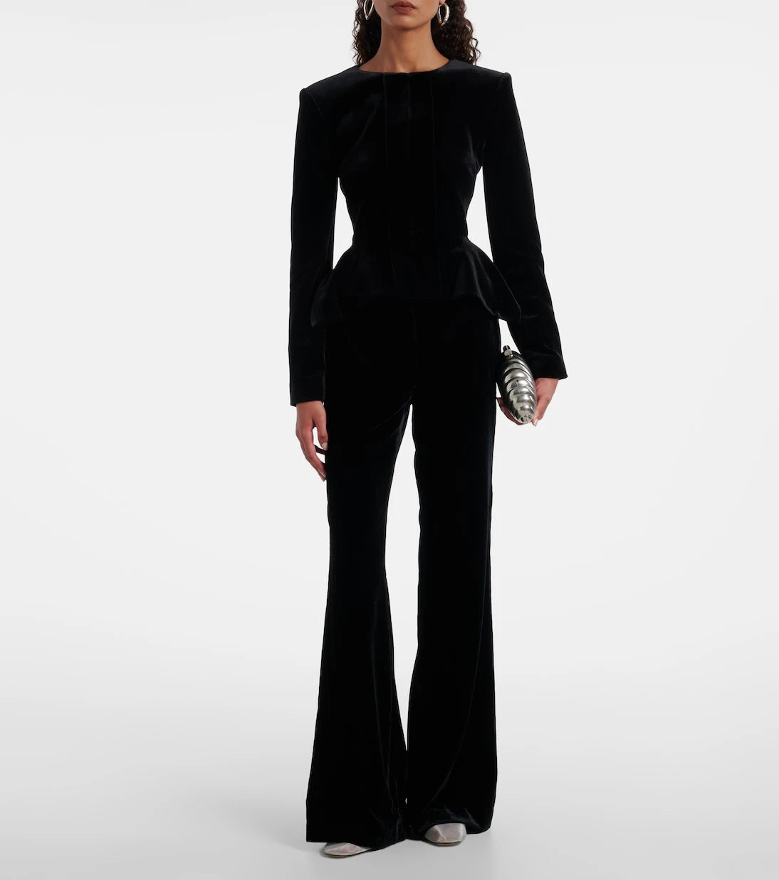 Roland Mouret - Peplum velvet jacket