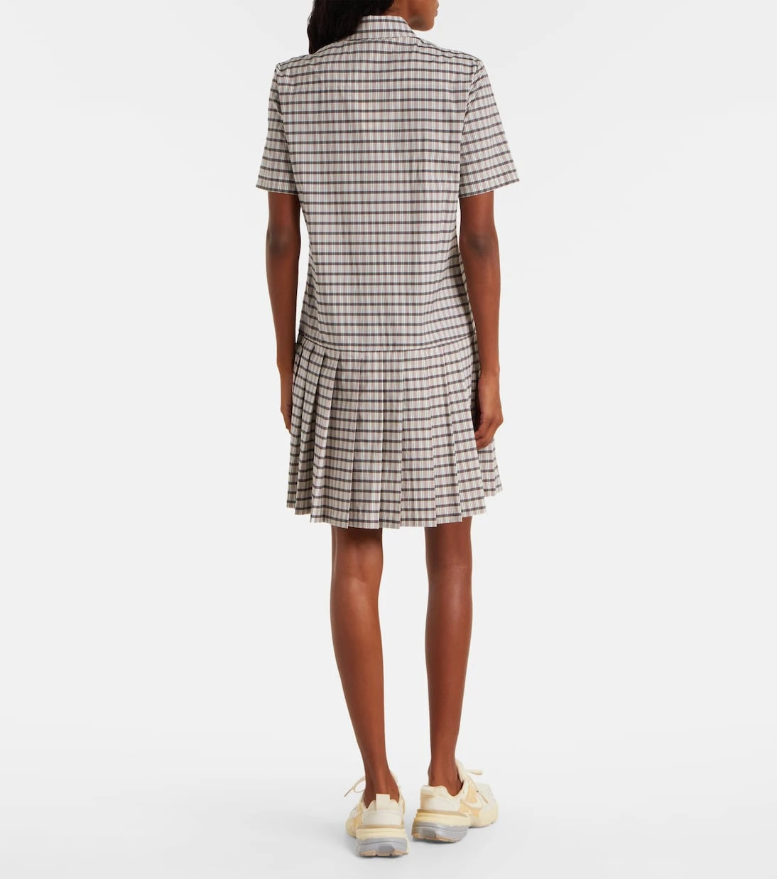Tory Burch - Plaid pleated minidress
