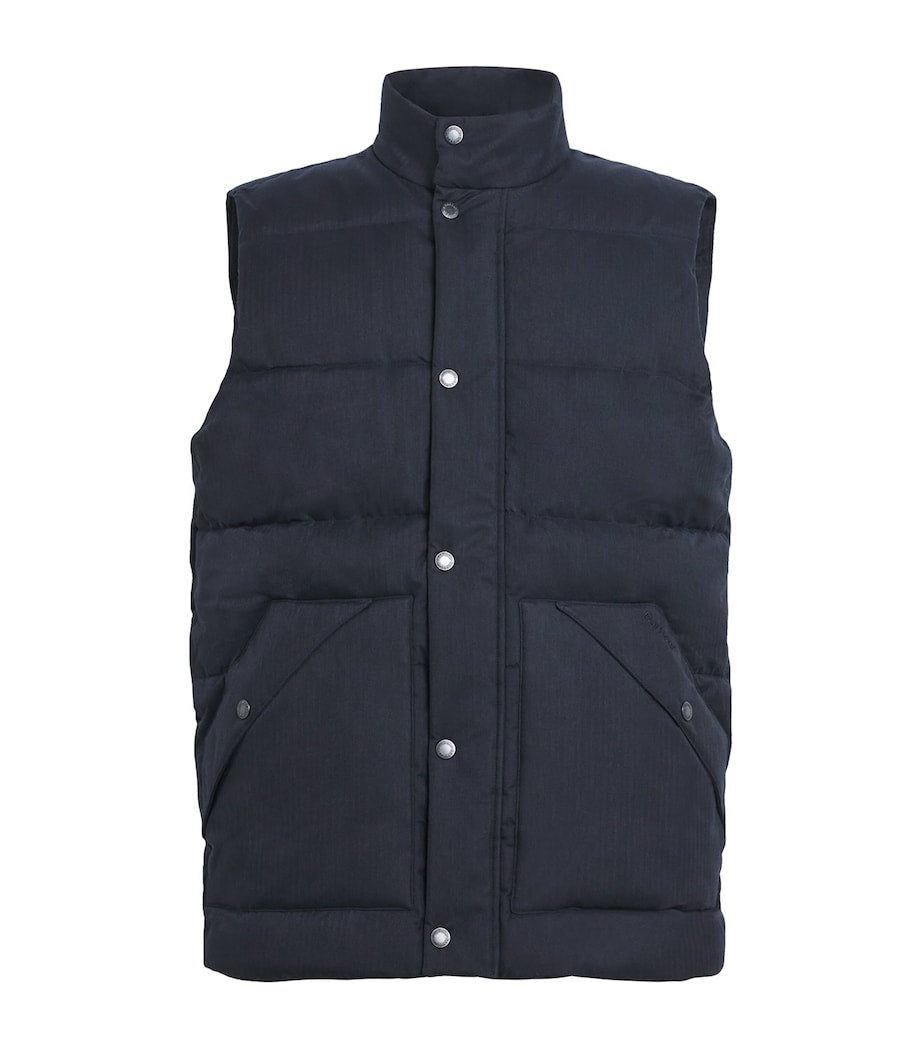 Navy Brampton Puffer Gilet