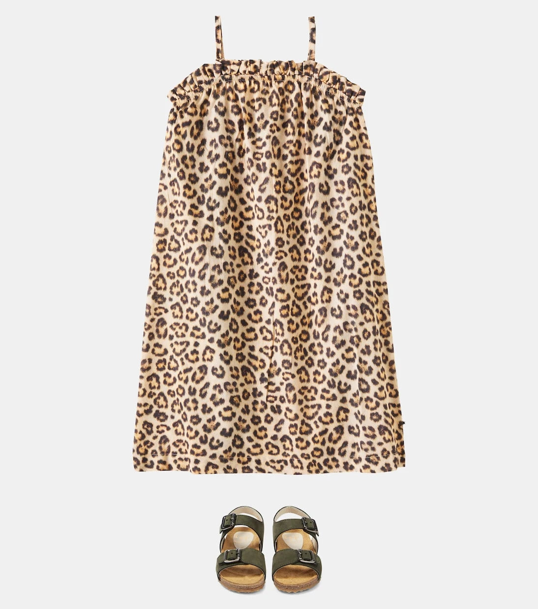 Molo - Connie leopard-printed cotton maxi dress